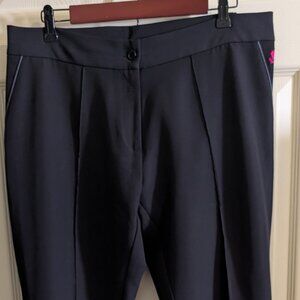 Lancome Womens Size 12 Nylon Black Pants